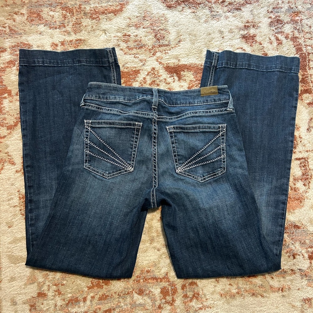 Ariat Women's Boot Cut Jeans in Deep Blue